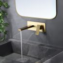 Mitigeur de lavabo encastré à poignée unique série PISA
