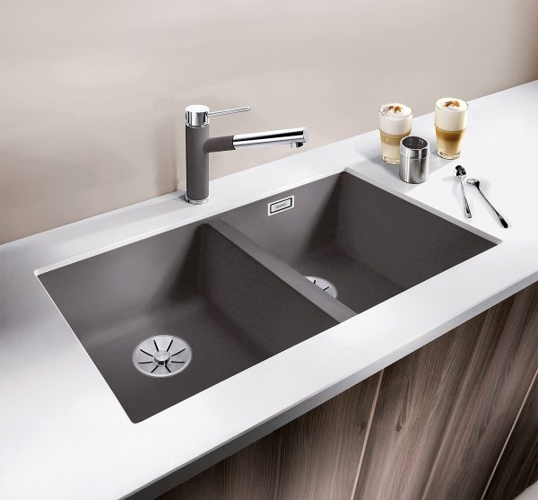 Evier SUBLINE 350/350-U Silgranit serie BLANCO – Image 2